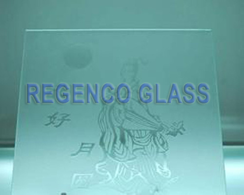 Acid Etched Glass